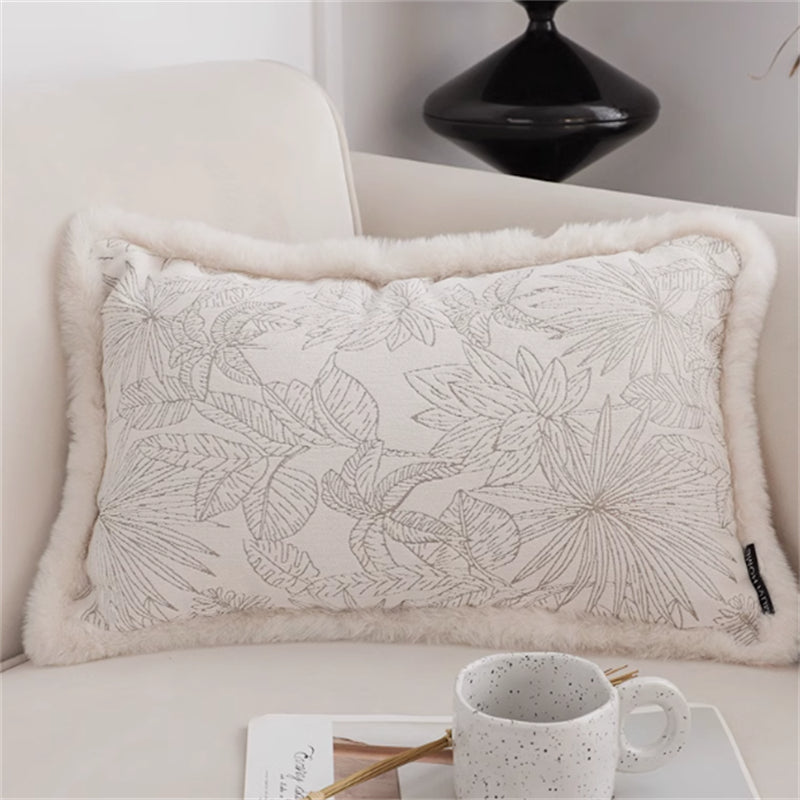 Jacquard Pillow Cover Lumbar Support Pillow    Home Decor Supply | Online Retail | ShoreShopper.com
