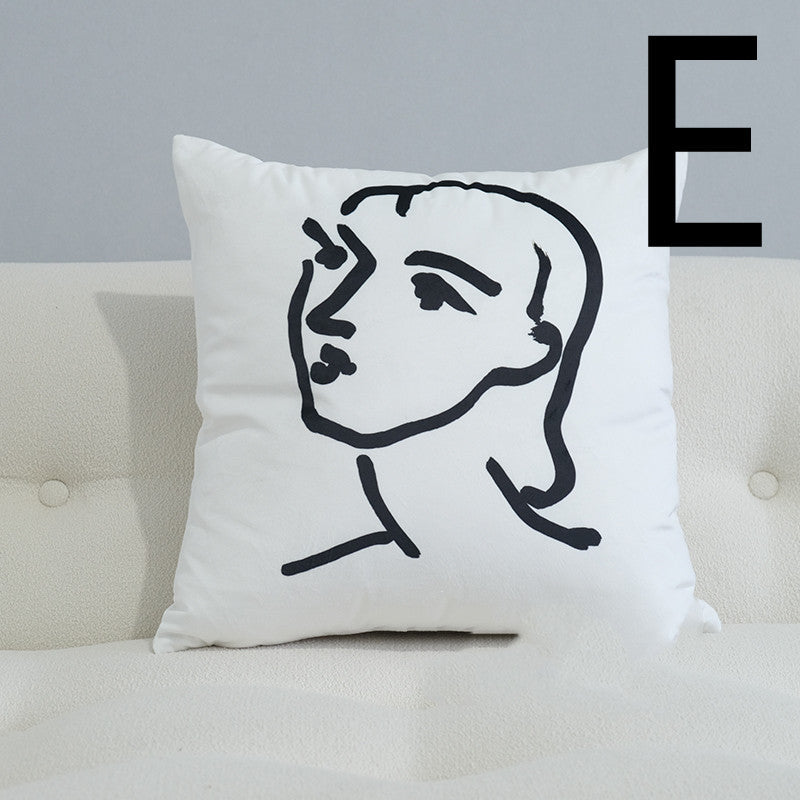 Velvet Modern Minimalist Bedside Cushion Pillow    Home Decor Supply | Online Retail | ShoreShopper.com