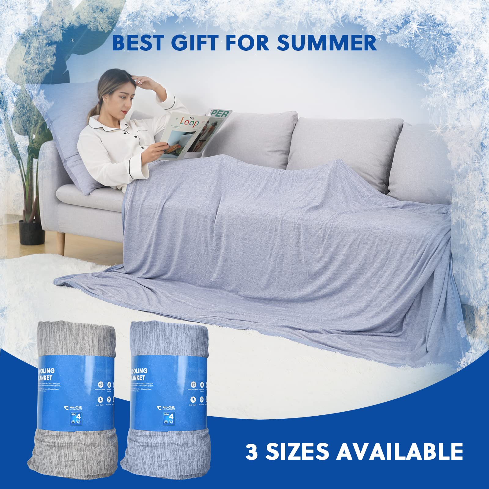 Summer Blanket Thin Lightweight Breathable Soft Double Side Enhanced Cool Blanket    Home Decor Supply | Online Retail | ShoreShopper.com