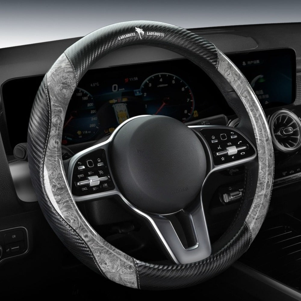 Steering Wheel Cover Universal Fit Carbon Fiber    Home Decor Supply | Online Retail | ShoreShopper.com