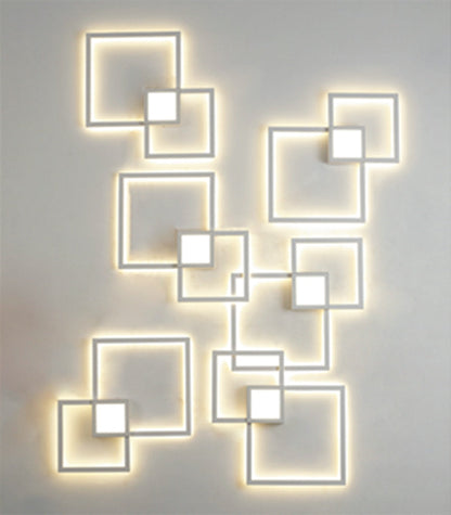 Simple geometric line LED shape wall light    Home Decor Supply | Online Retail | ShoreShopper.com