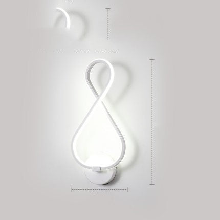 led wall lamp nordic minimalist bedroom bedside lamp    Home Decor Supply | Online Retail | ShoreShopper.com