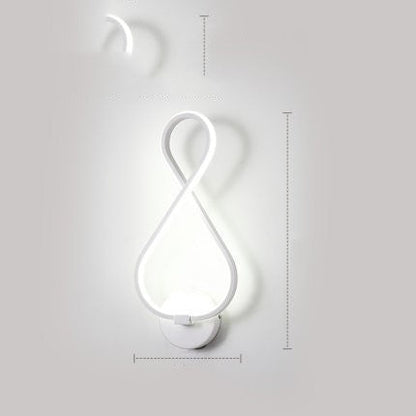 led wall lamp nordic minimalist bedroom bedside lamp    Home Decor Supply | Online Retail | ShoreShopper.com