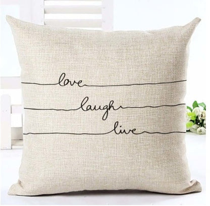 Letter black and white home pillowcase    Home Decor Supply | Online Retail | ShoreShopper.com
