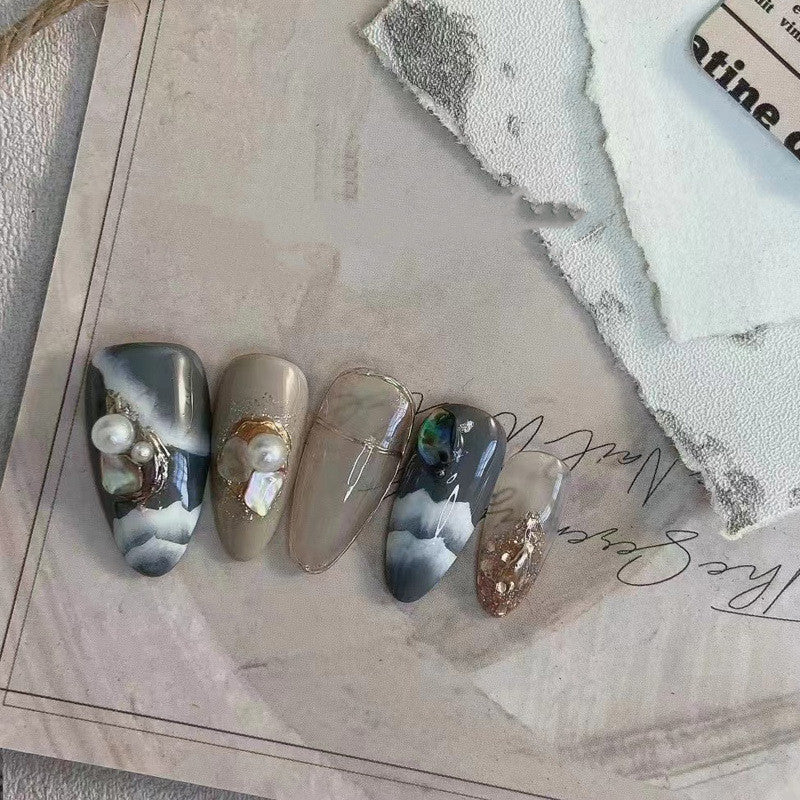 Women's Fashion Amber Blooming Gradient Nail Art    Home Decor Supply | Online Retail | ShoreShopper.com