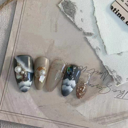 Women's Fashion Amber Blooming Gradient Nail Art    Home Decor Supply | Online Retail | ShoreShopper.com
