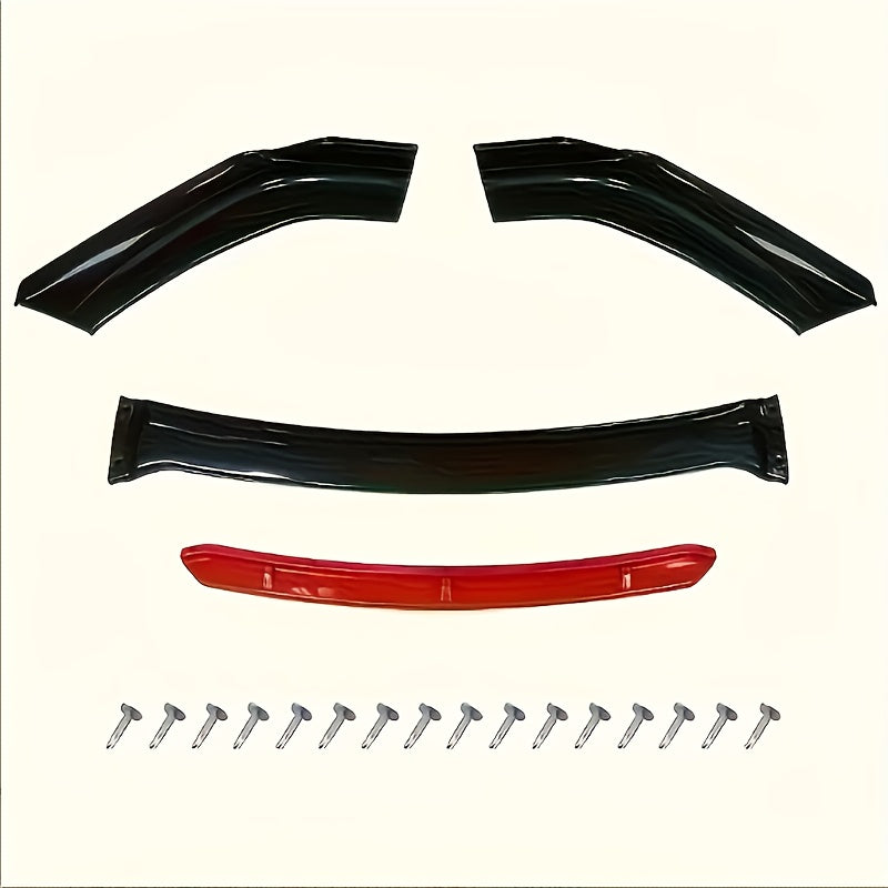 4pcs/Set Material Car Front Lip Spoiler Kit - Stylish Appearance Upgrade, Small Vehicle Bumper Modification Accessories with Easy Installation and Durable Protection for Fenders, Car Spoiler, Car Modification Accessories    Home Decor Supply | Online Retail | ShoreShopper.com