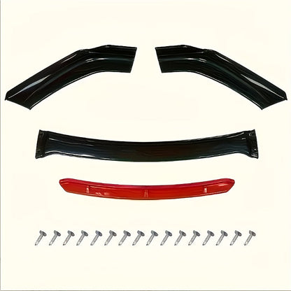 4pcs/Set Material Car Front Lip Spoiler Kit - Stylish Appearance Upgrade, Small Vehicle Bumper Modification Accessories with Easy Installation and Durable Protection for Fenders, Car Spoiler, Car Modification Accessories    Home Decor Supply | Online Retail | ShoreShopper.com