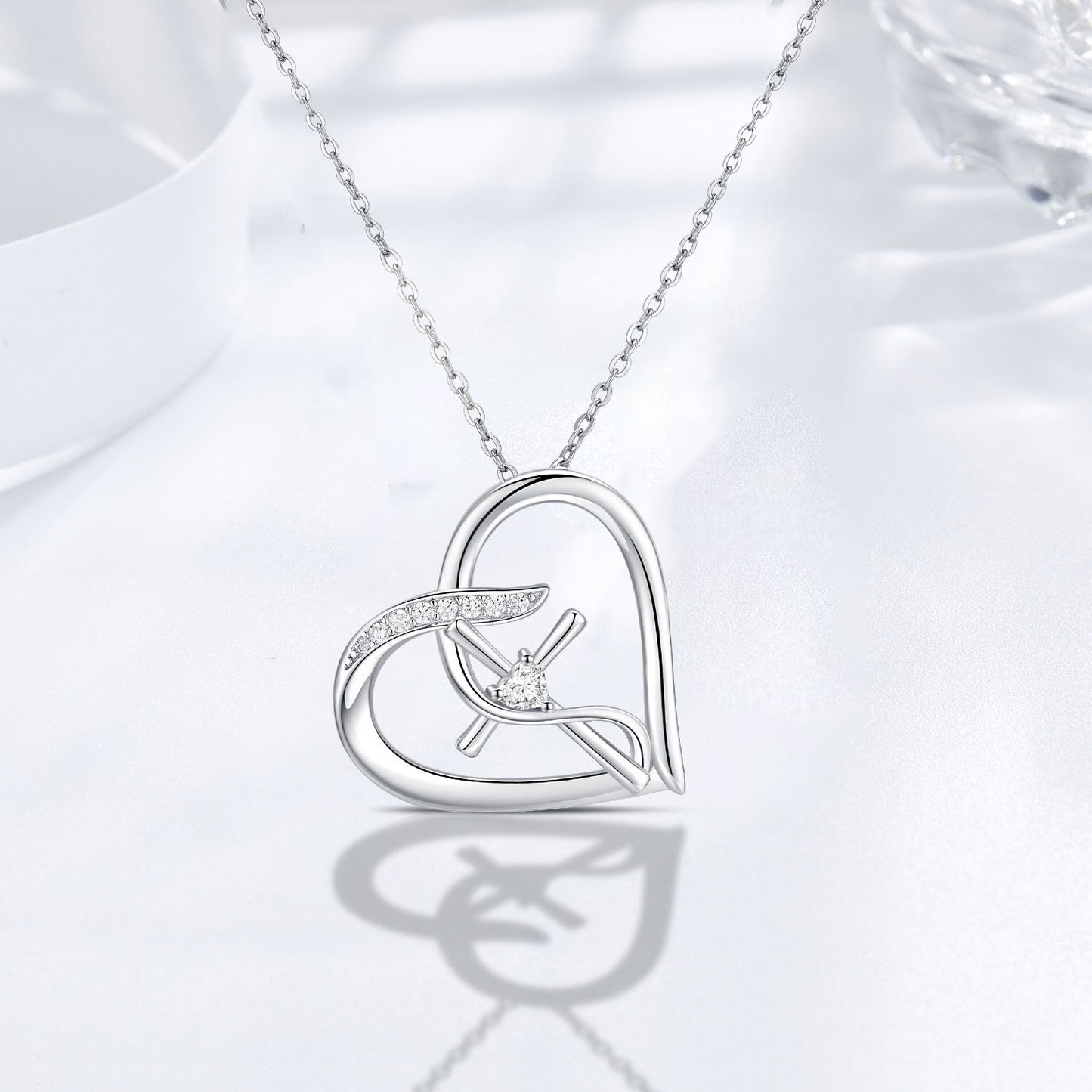 Cross Necklace for Women 925 Sterling Silver Love Heart Infinity Faith Necklace Hope Pendant Cross Jewelry Gifts for Girls Men - ShoreCo.Shop