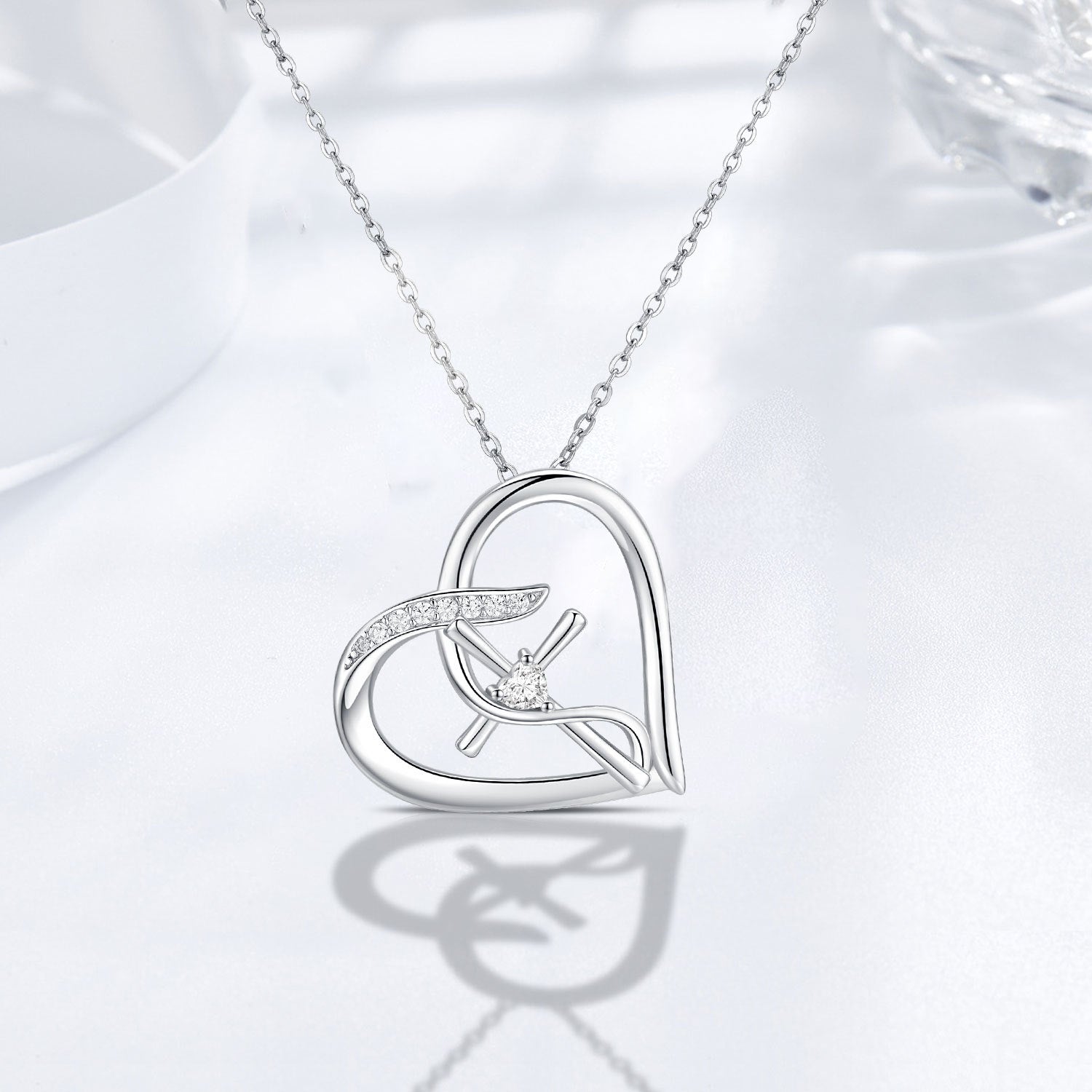 Cross Necklace for Women 925 Sterling Silver Love Heart Infinity Faith Necklace Hope Pendant Cross Jewelry Gifts for Girls Men - ShoreCo.Shop