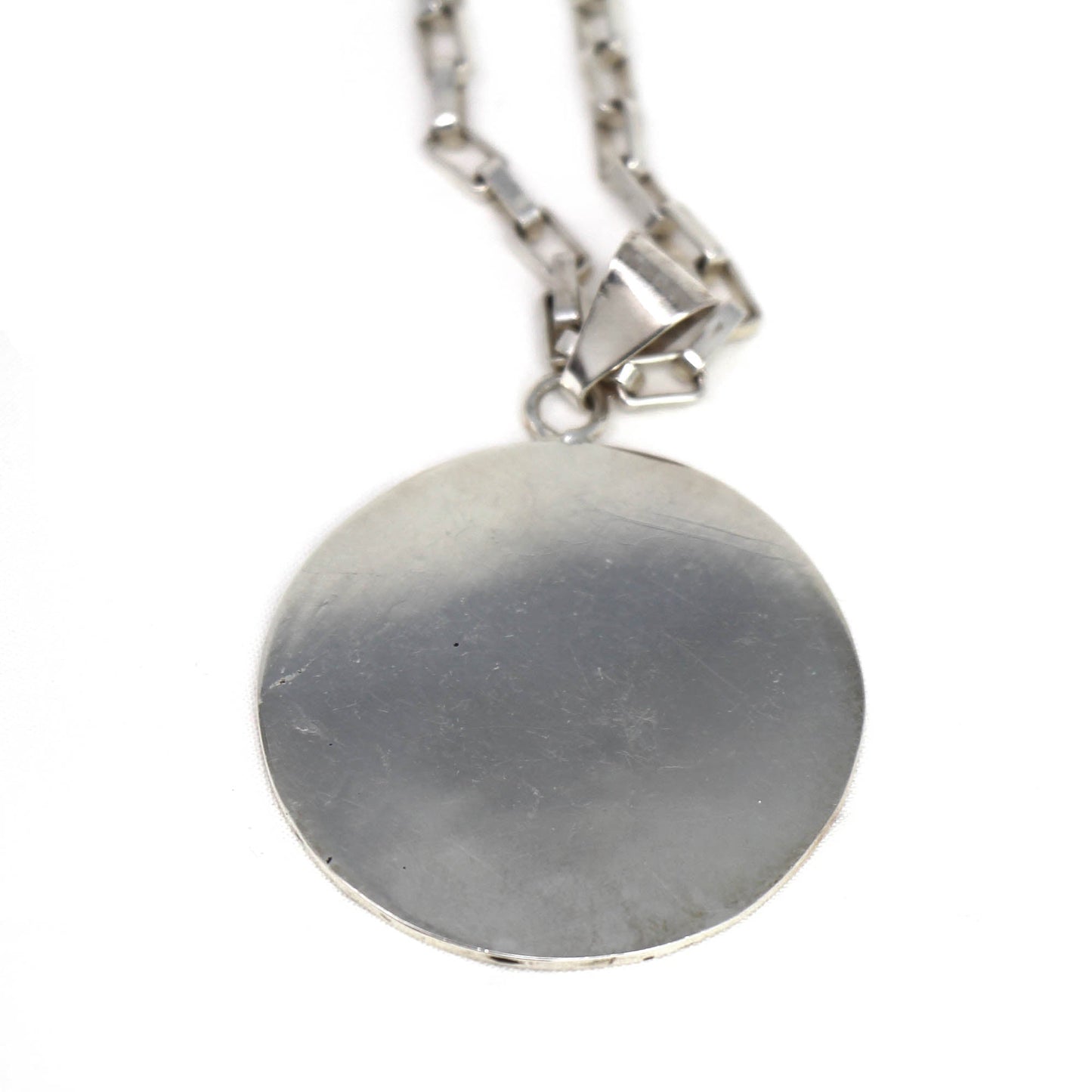 Alpaca Silver Aztec Face Pendant with Chain    Home Decor Supply | Online Retail | ShoreShopper.com