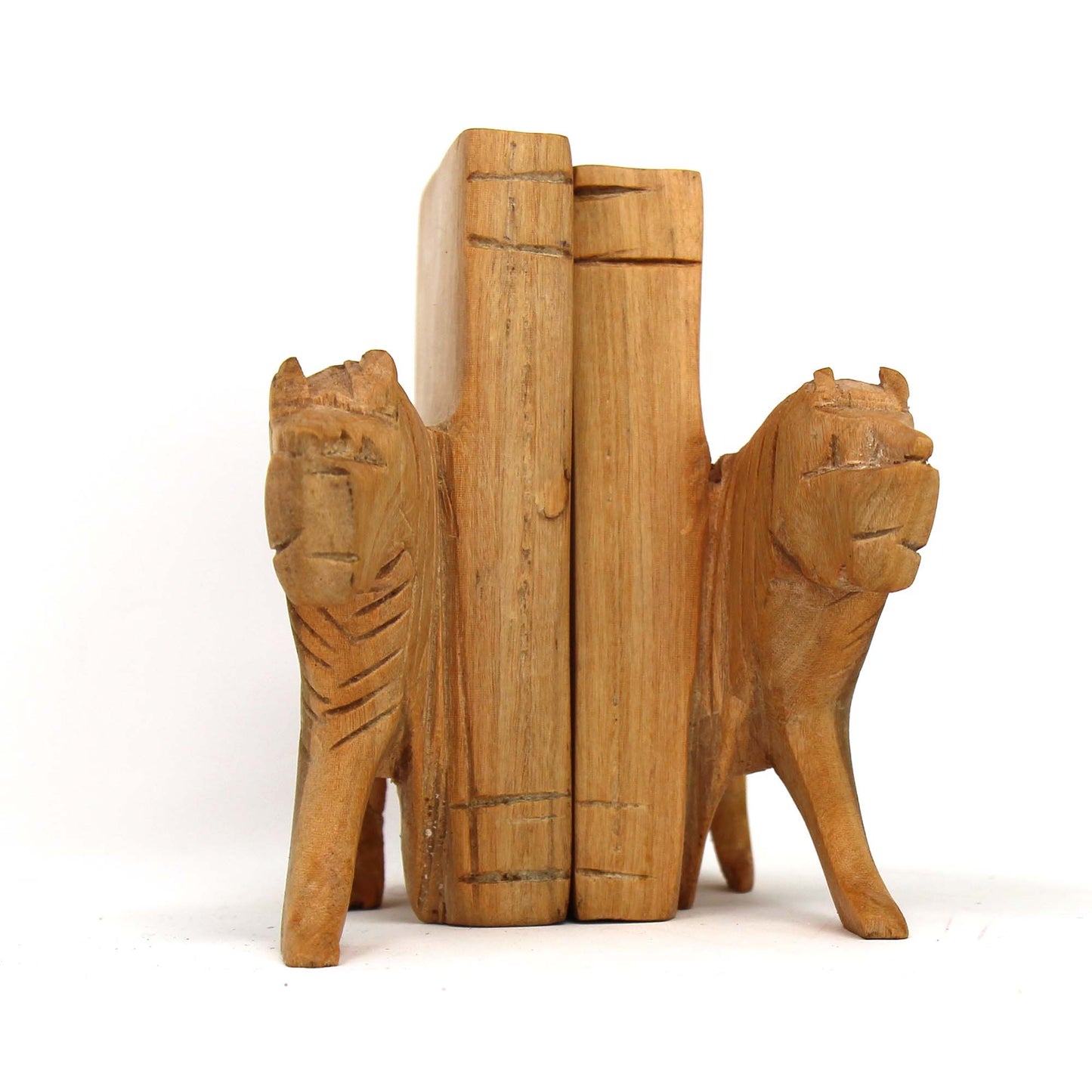 Carved Wood Lion Book Ends, Set of 2    Home Decor Supply | Online Retail | ShoreShopper.com
