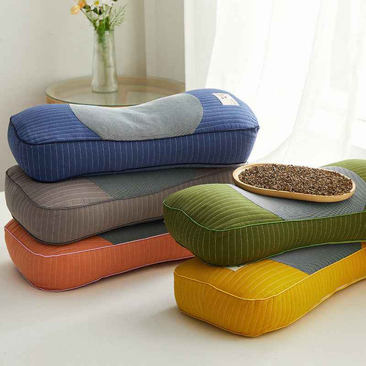 Simple Home Cotton Hard Shell Buckwheat Pillow