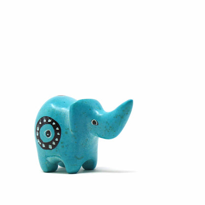 Soapstone Tiny Elephants - Assorted Pack of 5 Colors    Home Decor Supply | Online Retail | ShoreShopper.com