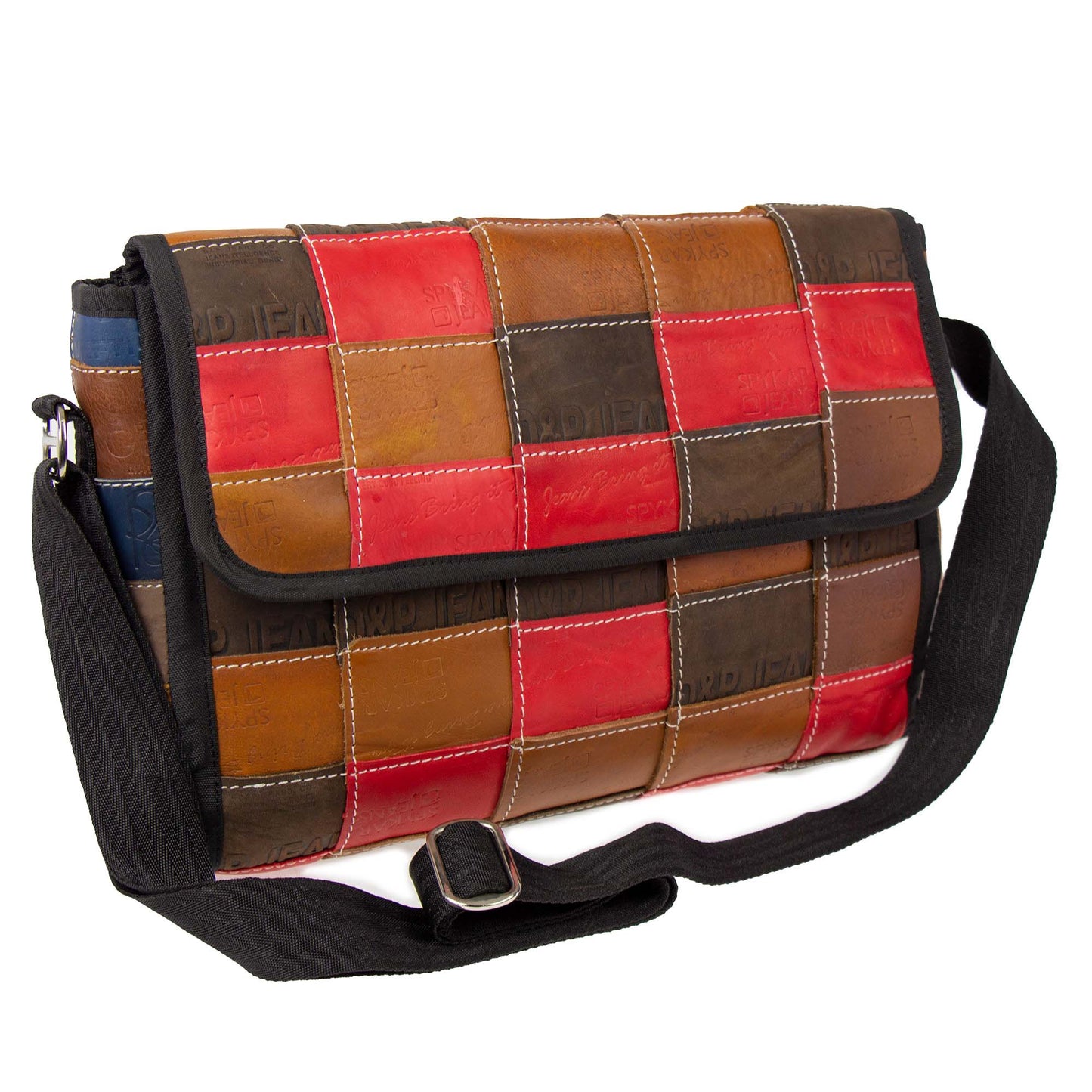 Leather Reclaimed Label Butler Bag    Home Decor Supply | Online Retail | ShoreShopper.com