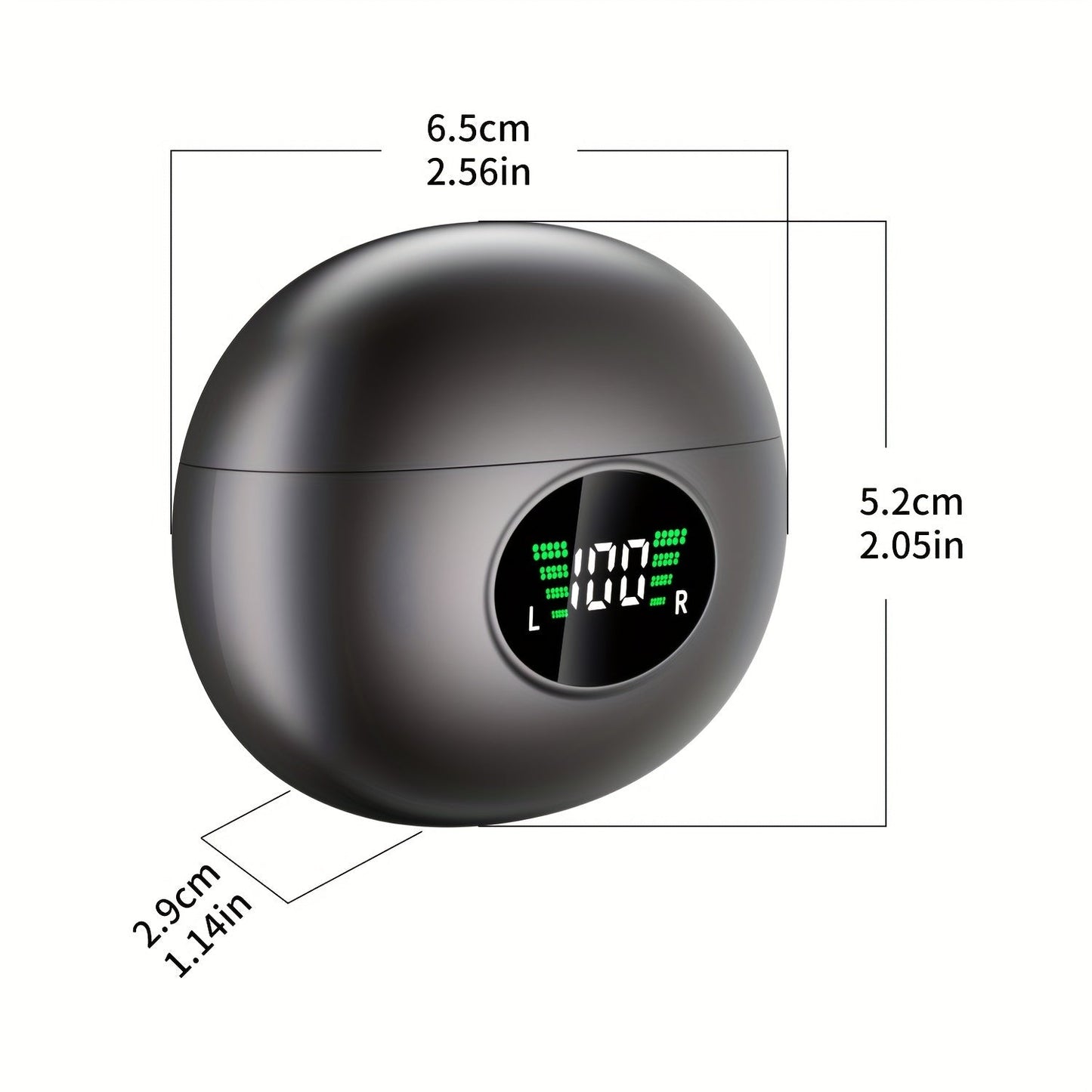 Bluetooth Earphones, Bluetooth Earbuds, In Ear Earphones, Wireless Earphones, with LED Power Display Charging Case, Bluetooth 5.4 Earphones, True Wireless Bluetooth Earphones, Playback Time Of 40 Hours, Wireless Noise Cancell    Home Decor Supply | Online Retail | ShoreShopper.com
