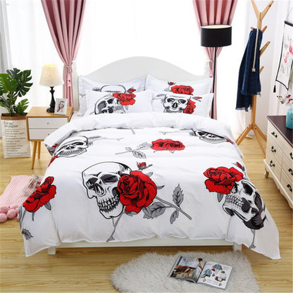 3D Printing European And American Style Skull Four-piece Three-piece Quilt Cover    Home Decor Supply | Online Retail | ShoreShopper.com