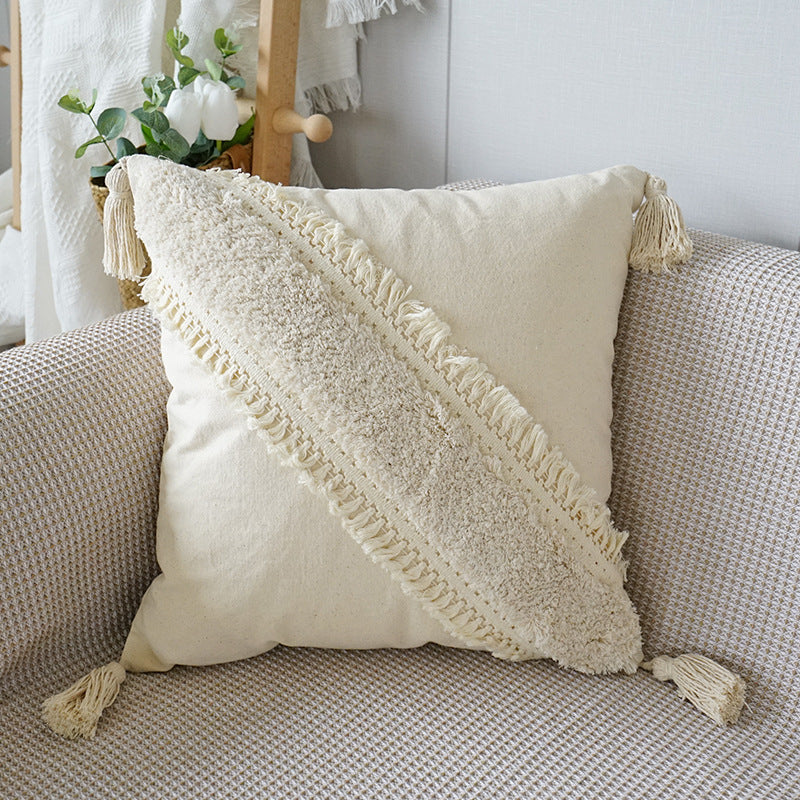 Home Fashion Boho Ethnic Tufted Pillowcase    Home Decor Supply | Online Retail | ShoreShopper.com