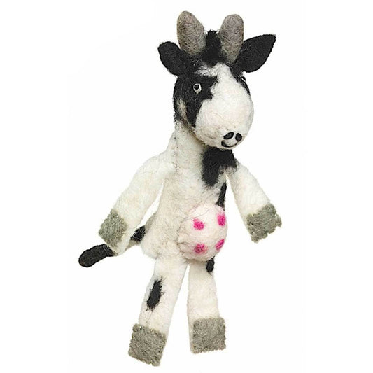 Woolie Finger Puppet - Cow - Wild Woolies (T)    Home Decor Supply | Online Retail | ShoreShopper.com