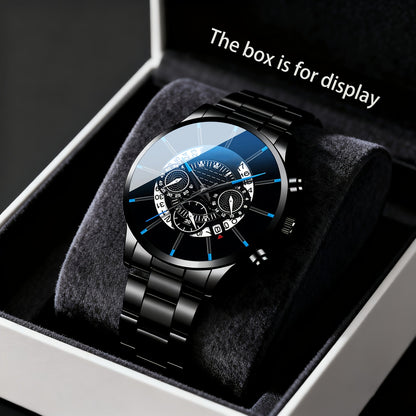 5pcs Men's Business Fashion High-End Elegant Versatile Watch Set Perfect Gift for Friends On Holidays And Birthdays Holiday Gifts Birthday Presents Elegant Design Sophisticated Timepiece Premium Materials Watch Set for Men Wr    Home Decor Supply | Online Retail | ShoreShopper.com