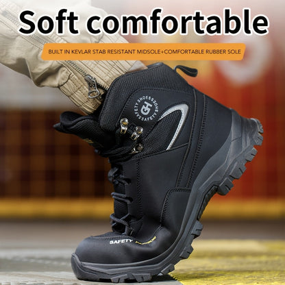 Men's Heavy-Duty High-Quality Work Boots with Steel Toe - All-Terrain Traction Rubber Sole, Cushioned Insole and Arch Support - Four-Season Construction, Industrial, Farm and Outdoor Boots - Ideal for Construction, Warehousin    Home Decor Supply | Online Retail | ShoreShopper.com