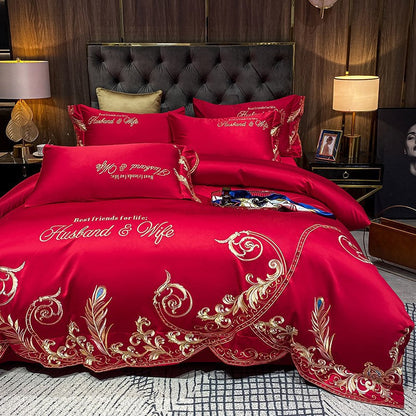 Ice Silk Quilt Sets Bed Sheets Bedding Four-piece Set    Home Decor Supply | Online Retail | ShoreShopper.com