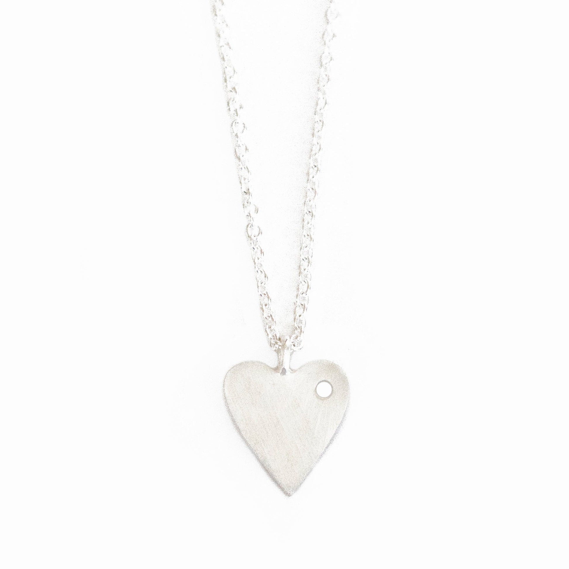 Silverpolished Heart Necklace    Home Decor Supply | Online Retail | ShoreShopper.com