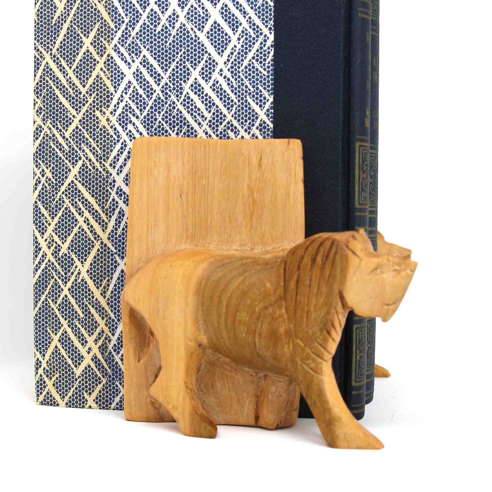 Carved Wood Lion Book Ends, Set of 2    Home Decor Supply | Online Retail | ShoreShopper.com
