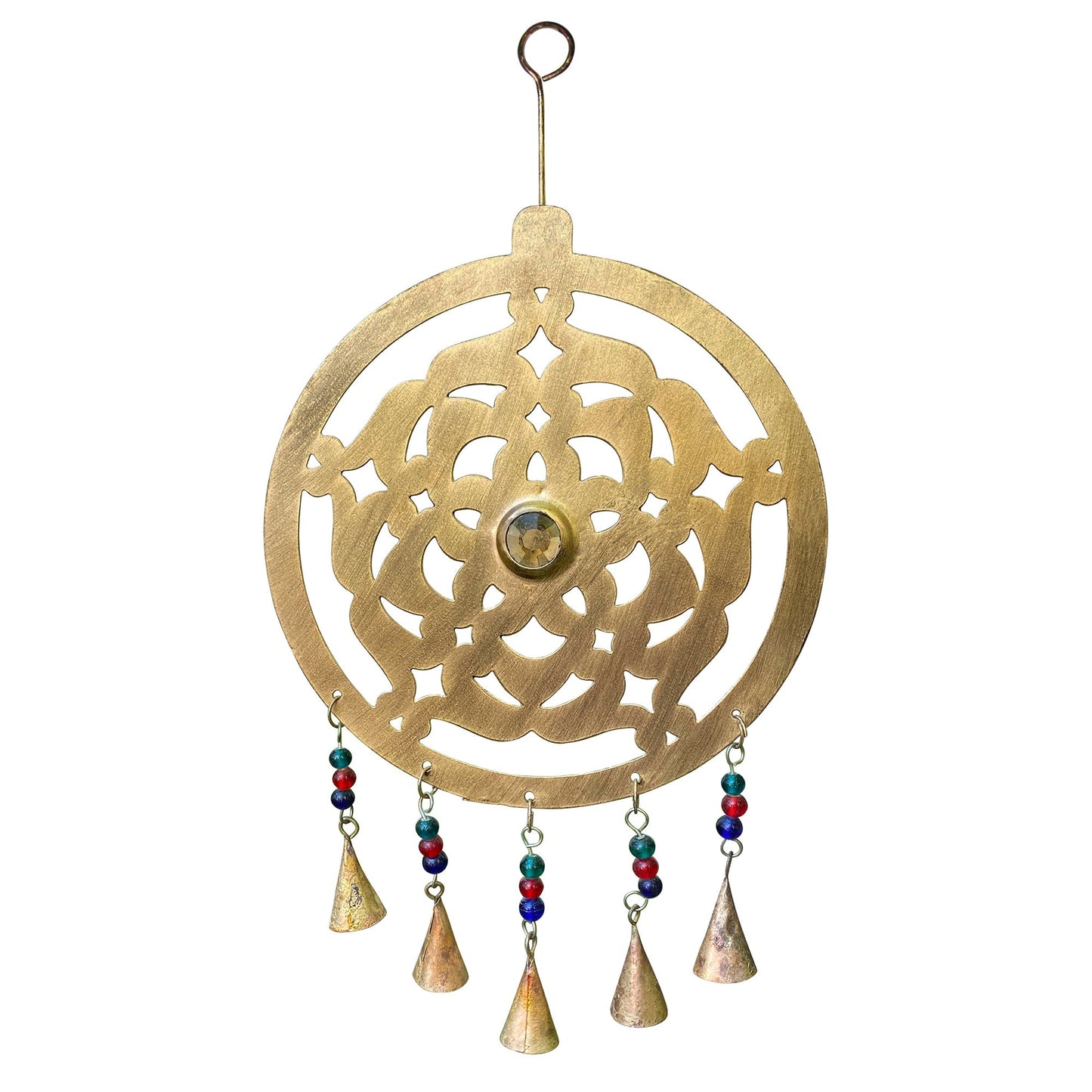 Handcrafted Celtic Chime, Recycled Iron and Glass Beads    Home Decor Supply | Online Retail | ShoreShopper.com