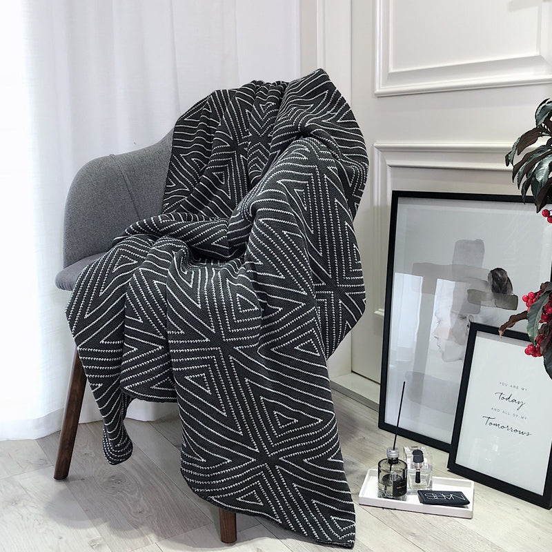 Nordic knitted woollen blanket    Home Decor Supply | Online Retail | ShoreShopper.com