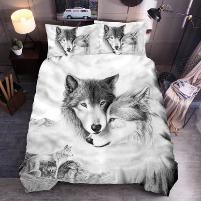 Wolf Cute Animal 3d Bedding Home Textile Down Quilt Cover    Home Decor Supply | Online Retail | ShoreShopper.com