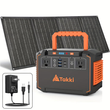 Portable Solar Generator Power Station with 30W Solar Panel & Backup Suitable for Outdoor, RV, Camping, Emergency - 24000mAh USB Portable Bank for CPAP, Laptops, Fans, Lights, for Home Use (Solar Panel Optional)    Home Decor Supply | Online Retail | ShoreShopper.com