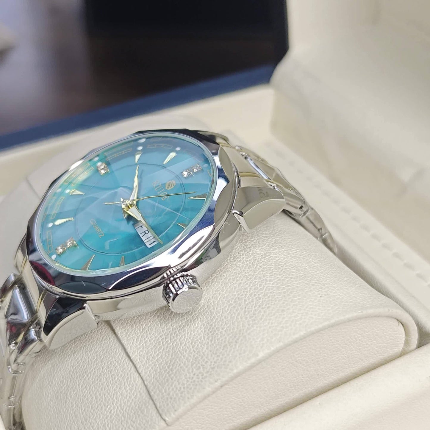 RUIGE Men's Watch Quartz Watch Luminous Stainless Steel Luxury Calendar Men's Chronograph Watch Timepiece Thanksgiving Day    Home Decor Supply | Online Retail | ShoreShopper.com