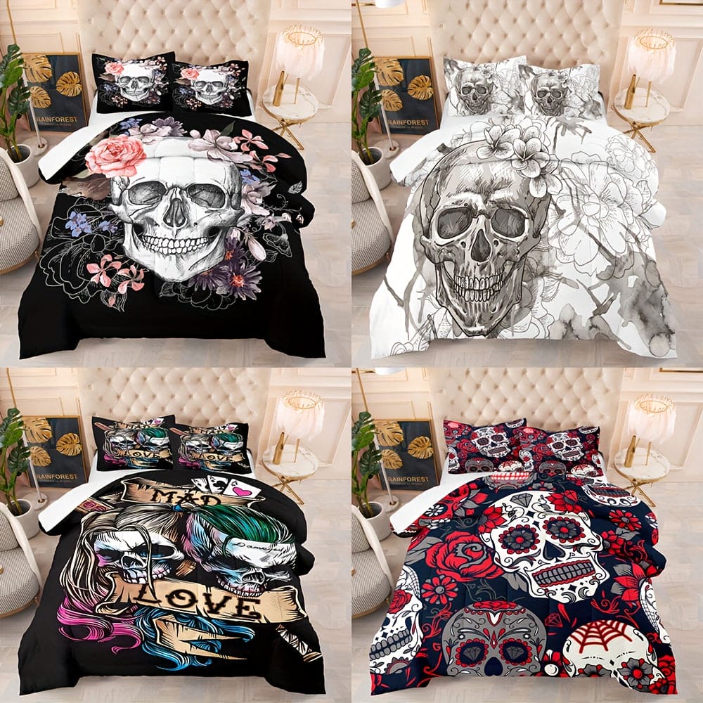 Digital Printed Bed Sheet Pillowcase Three-piece Set    Home Decor Supply | Online Retail | ShoreShopper.com
