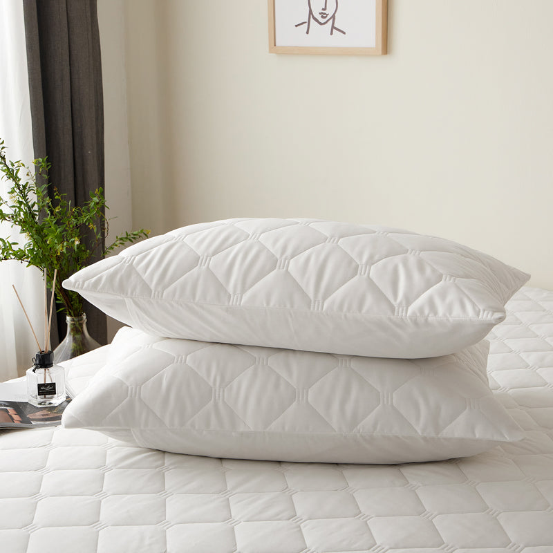 Pillow Protective Cover Pure Cotton Quilted Pillow Case Pillow Core    Home Decor Supply | Online Retail | ShoreShopper.com