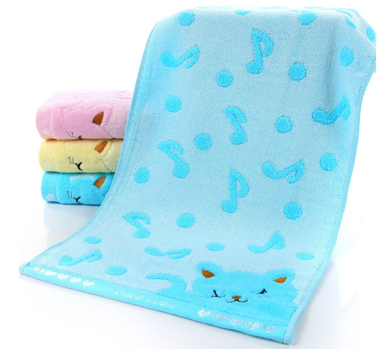 Bamboo Fiber Kitten Face Bath Towels    Home Decor Supply | Online Retail | ShoreShopper.com