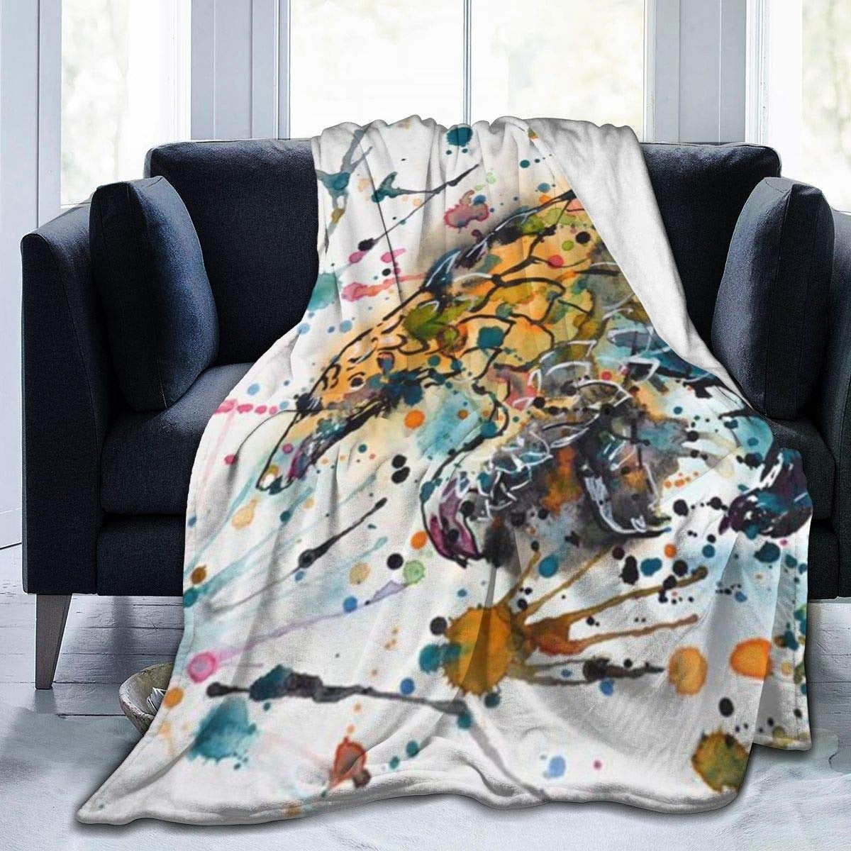Blanket Warm Sofa Blanket Printed Double-sided Flannel    Home Decor Supply | Online Retail | ShoreShopper.com