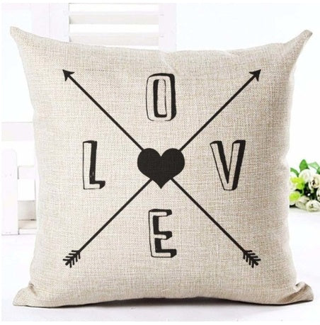 Letter black and white home pillowcase    Home Decor Supply | Online Retail | ShoreShopper.com