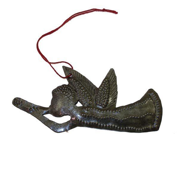 Angel Design Steel Drum Ornament - Croix des Bouquets (H)    Home Decor Supply | Online Retail | ShoreShopper.com