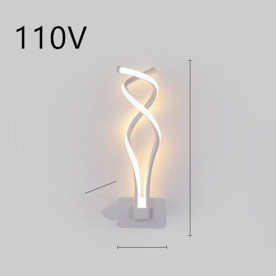 led wall lamp nordic minimalist bedroom bedside lamp    Home Decor Supply | Online Retail | ShoreShopper.com