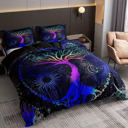 Tree Of Life Sun And Moon 3D Digital-Print Bedding    Home Decor Supply | Online Retail | ShoreShopper.com