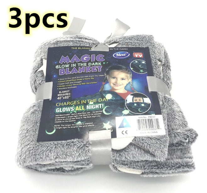 Glowing Polyester Wool Blanket In The Dark    Home Decor Supply | Online Retail | ShoreShopper.com