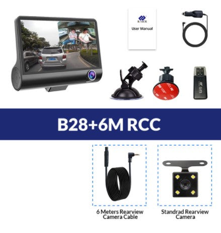 1080P High-definition Three-record Driving Recorder - ShoreCo.Shop