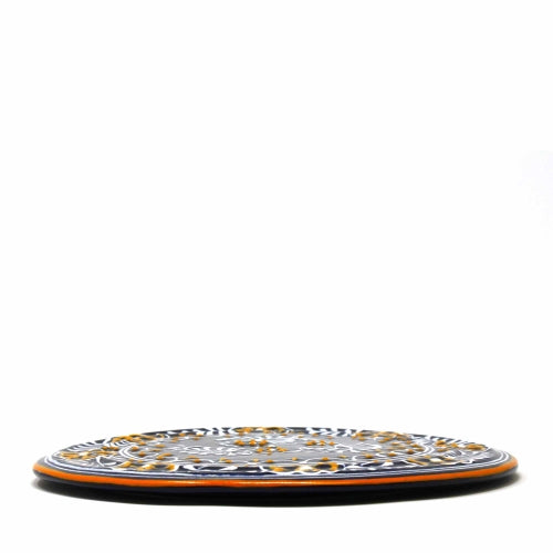 Handmade Pottery 8" Trivet or Wall Hanging, Blue - Encantada    Home Decor Supply | Online Retail | ShoreShopper.com