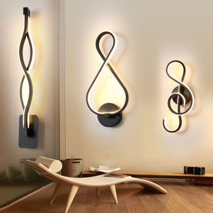 led wall lamp nordic minimalist bedroom bedside lamp    Home Decor Supply | Online Retail | ShoreShopper.com