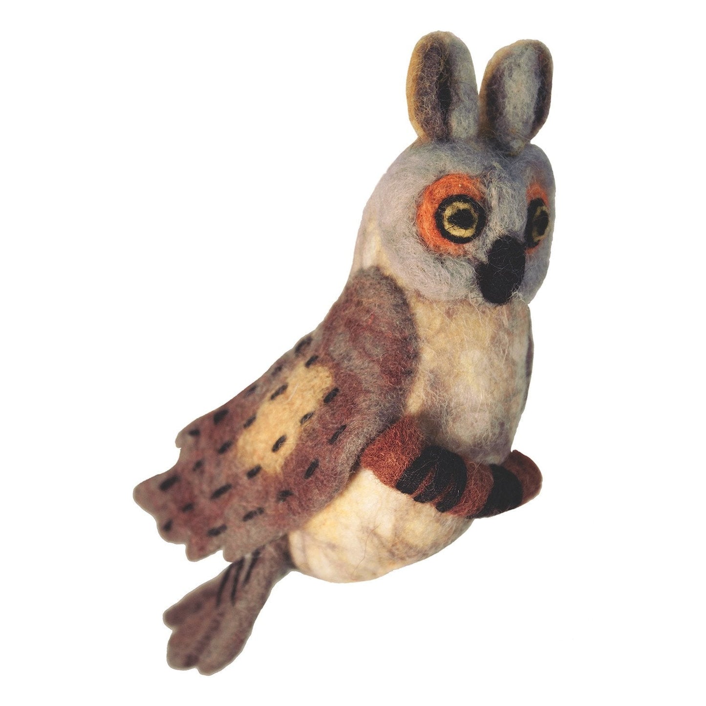 Felt Bird Garden Ornament - Great Horned Owl - Wild Woolies (G)    Home Decor Supply | Online Retail | ShoreShopper.com
