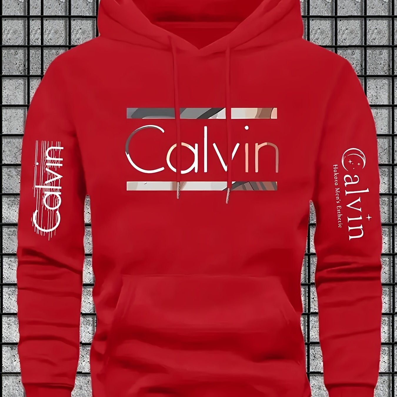 Mens Casual Versatile Hoodie Gal Letter Print    Home Decor Supply | Online Retail | ShoreShopper.com