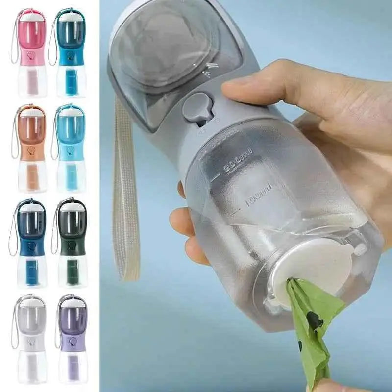Dog Water Cup Drinking Food Garbage Bag Three-in-one Portable Small Multi-functional Pet Cups Pets Supplies - ShoreCo.Shop