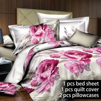 Four-piece set on 3D quilt bed    Home Decor Supply | Online Retail | ShoreShopper.com