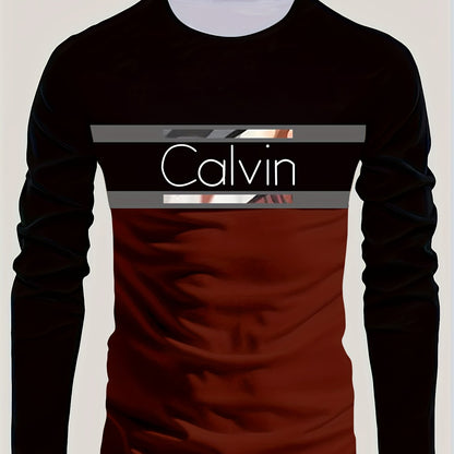 Men'S 3D Digital Printing Crew Neck Long-sleeved T-shirt | Casual Style, Slight Stretch Fabric, All Over Print, Regular Fit, Ideal for Fall/Winter, Perfect Gift for Family and Friends    Home Decor Supply | Online Retail | ShoreShopper.com